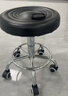 华恺之星吧台椅可升降吧台凳子家用转椅滑轮办公椅搁脚椅餐椅子BY659黑 实拍图