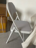 星恺椅子折叠椅凳子电脑椅子靠背餐椅学习椅办公椅 XK1022灰色网布 实拍图