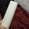 京东京造 保温杯 水杯男士女儿童咖啡 316L不锈钢【无缝内胆】白500ml 实拍图