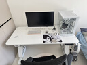 傲风A4Pro电竞桌实木电动升降办公桌电脑书桌子白1.4*0.7m 实拍图