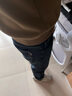 HLA海澜之家直筒牛仔裤男中华龙加绒加厚裤子男冬季新年 实拍图