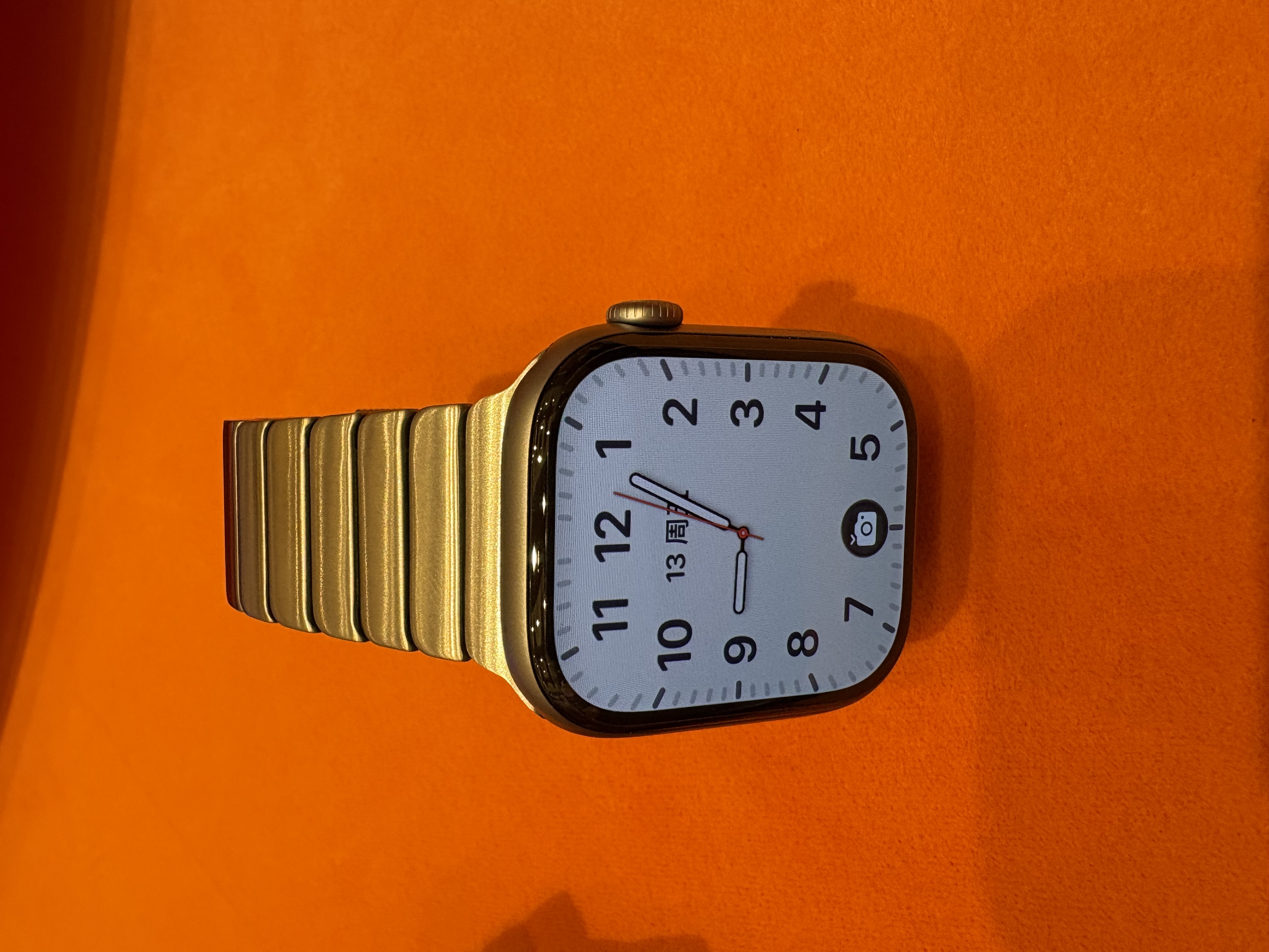 JINGZ适用苹果手表iwatch s10/s11表带纯钛金属ultra3/2钛合金apple watch磁吸9/8/7/6米兰尼斯夏季男女 新【钛银色】纯钛丨磁吸45/46/44/49mm 实拍图