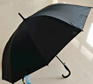 天堂 防紫外线晴雨伞长柄 半自动超大10骨加固商务伞 黑色 实拍图