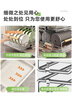 帅仕厨房碗碟置物架沥水碗架沥水篮不锈钢碗筷柜收纳柜放碗盘橱柜拉篮 【实心不锈钢】碗架+碟架丨木把手丨不可叠放 实拍图