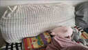 京寻床头罩套弹力加厚保护套奶油风加绒高级感靠背床头套罩米白色1.8m 实拍图