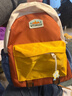 2026新款儿童双肩包轻便研学休闲小书包幼儿园男女童出游户外背包 黄色中号 实拍图
