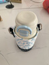 大嘴猴保温杯男女学生大容量儿童水杯子礼物吸管杯高颜值 蓝椰奶芙580ml 实拍图