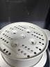 美的（Midea）电炖锅1-2人电炖盅隔水炖锅家用燕窝炖盅陶瓷炖汤盅电炖锅婴儿辅食小炖锅煲汤电炖锅电砂锅煲汤锅 1L 【1L=3碗】不锈钢底锅 带蒸笼DZE1088 实拍图