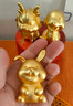 铜师傅《金韵天成十二生肖》真金鎏镀铜摆件 装饰工艺品 十二生肖之兔 实拍图