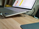 绿联笔记本支架电脑支架散热折叠便携X型悬空立式增高铝合金适配于苹果MacBook华为联想游戏本平板支架 实拍图