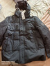 雪中飞鹅绒羽绒服男士短款脱卸帽加厚保暖休闲商务秋冬外套男装190 实拍图