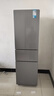 美的（Midea）220L三门冰箱灰色一级能效租房家用客厅宿舍小型冰箱三开门低耗省电低音运行MR-231T【国家补贴】 实拍图