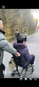 鱼跃(yuwell)手动轮椅车2000便携式轻便折叠铝合金手推可登机老人旅行 实拍图