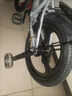 鑫旺彤儿童自行车3-6岁男孩两轮脚踏车2-8岁女孩出行平衡车10岁学生单车 高配银-礼包+后座+静音轮 12寸80-105cm适合2-5岁宝宝 实拍图