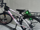 凤凰（Phoenix）山地自行车男女成人儿童铝架单车酷行者 粉色24速 26英寸线碟 实拍图