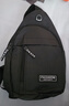 运动跑步包男休闲斜挎包手机包防泼水健身包女单肩包 黑色 实拍图