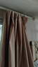 铭聚布艺（MINGJU）窗帘 全遮光窗帘成品窗帘布遮阳帘涤塔夫奶油色挂钩式1.5*2.0单片 实拍图