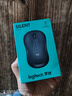 罗技（Logitech）M221 轻音鼠标 无线鼠标 办公鼠标 对称鼠标 带无线微型接收器 雾霭蓝 实拍图