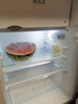 美的（Midea）116L单门小冰箱白色复古双温冷藏冷冻客厅办公室租房宿舍美妆家用办公小型迷你冰箱BCD-116M 实拍图