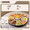 苏泊尔（SUPOR）【年货好礼】暖菜板 家用热菜板饭菜保温板 家庭聚餐  家用圆形 80CM可旋转餐桌转盘  BZ80A807D 实拍图
