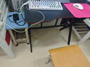 奥伦福特  电脑桌台式家用电竞游戏桌办公书桌简约书房写字桌子 碳纤维纹路单桌-80*60 升级款电竞桌 实拍图