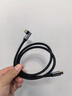 毕亚兹 Type-c全功能线10Gbps快充pd100w线usb3.2Gen2弯头视频4K60HZ 苹果16/15充电0.8米 实拍图