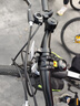 EG7山地自行车成人学生变速越野单车双减震赛车26寸青少年男女 辐条【加厚防滑轮-更安全】黑白 26寸21速【适合：160-180CM】 实拍图