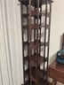 家逸全实木旋转书架360度书柜客厅立式书架落地一体靠墙置物架 包安装 实拍图