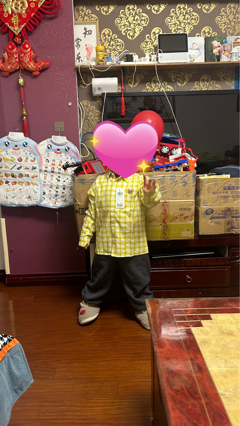 巴拉巴拉童装宝宝长袖衬衫男童2025秋格子外套超柔绒亲肤舒适208325102103 实拍图