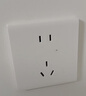 罗格朗（LEGRAND）开关插座面板 简悦系列陶瓷白色 86型墙壁插座 三开双控开关 实拍图