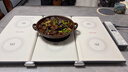 摩飞电器（Morphyrichards）折叠暖菜板家用智能热菜板多功能烹饪加热菜板保温板餐桌暖菜垫 MR8301【带电陶炉可烹饪】 实拍图
