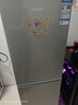 荣事达（Royalstar）小冰箱小型家用出租房双门一级能效宿舍冷藏冷冻两用节能电冰箱 126A163【一级能效】【三天不到1度电】银 实拍图