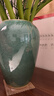 景德镇陶瓷花瓶摆件客厅插花落地高级感种花盆大复古陶罐水养中式 宝石绿中号【不含花】可水培 实拍图