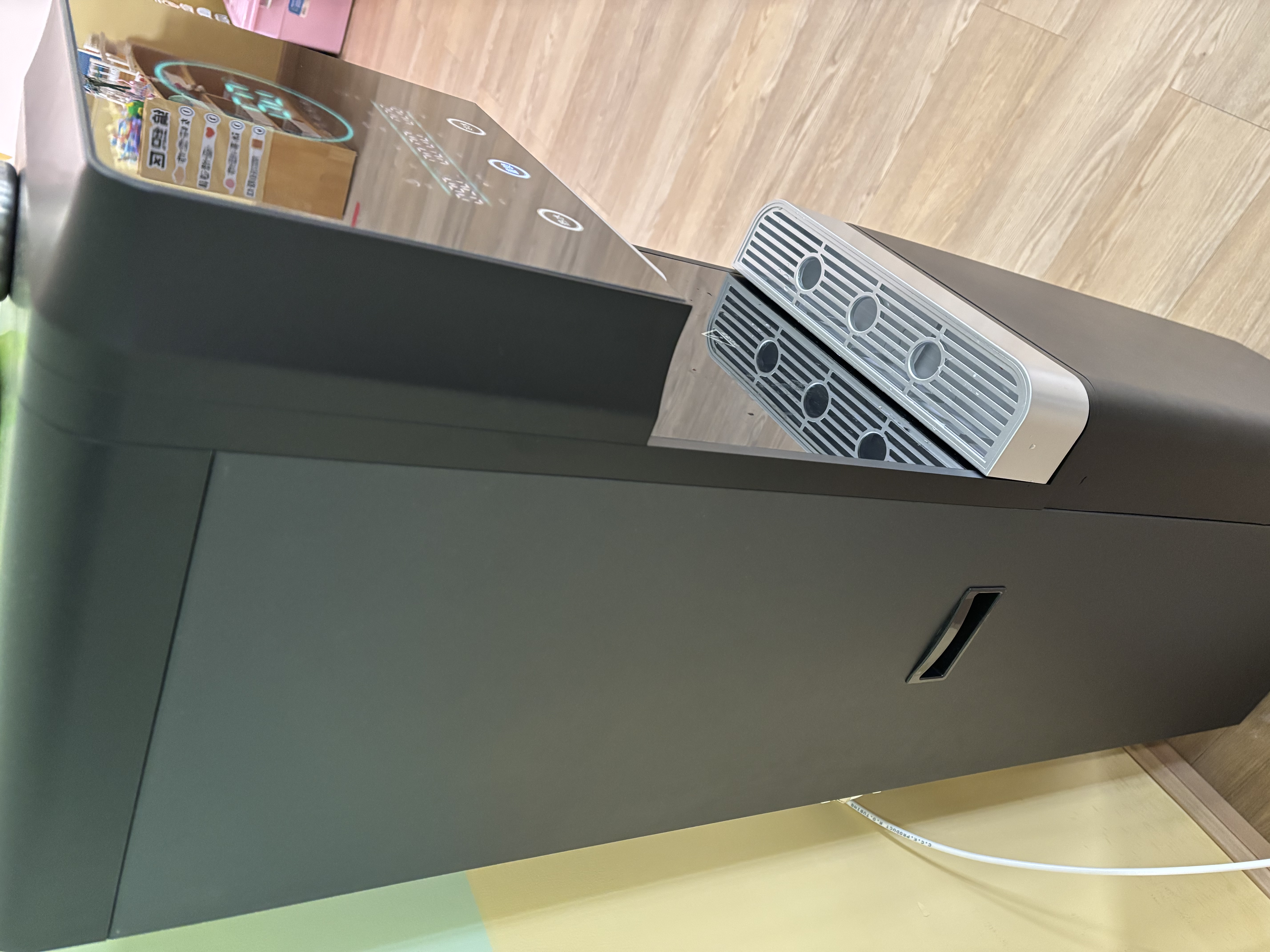 荣事达商用饮水机净水机一体办公室直饮水机工厂大型饮水机商用净水器直饮加热一体RO反渗透立式直饮机 一开一净丨五级超滤丨黑色丨供10-40人用 实拍图