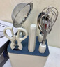 COOKSS辅食工具套装厨房烘焙小工具打蛋器筛网水果刀滤蛋器剪刀带收纳架 实拍图