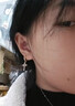 自由说菱形十字架无耳洞耳夹耳环男欧美耳钉女耳坠潮流个性痞帅潮男耳饰 十字架耳夹【单只】 实拍图