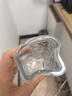 轻奢玻璃花瓶客厅插花高级感水培透明水养创意简约桌面装饰摆件 【烟灰】17高轻奢冰岩花瓶 实拍图