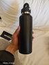 REVOMAX锐虎无螺纹保温杯 单手开盖水杯 车载保冷杯 316保温茶杯 黑592ml 实拍图