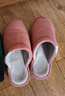 回力棉拖鞋男女士加绒秋冬季室内防臭滑保暖棉拖鞋HL0006皮红40-41码 实拍图