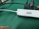 宏碁（acer）USB3.0分线器千兆版转网口有线网卡转换器适用苹果mac华为电脑拓展坞HUB转接头扩展坞 实拍图