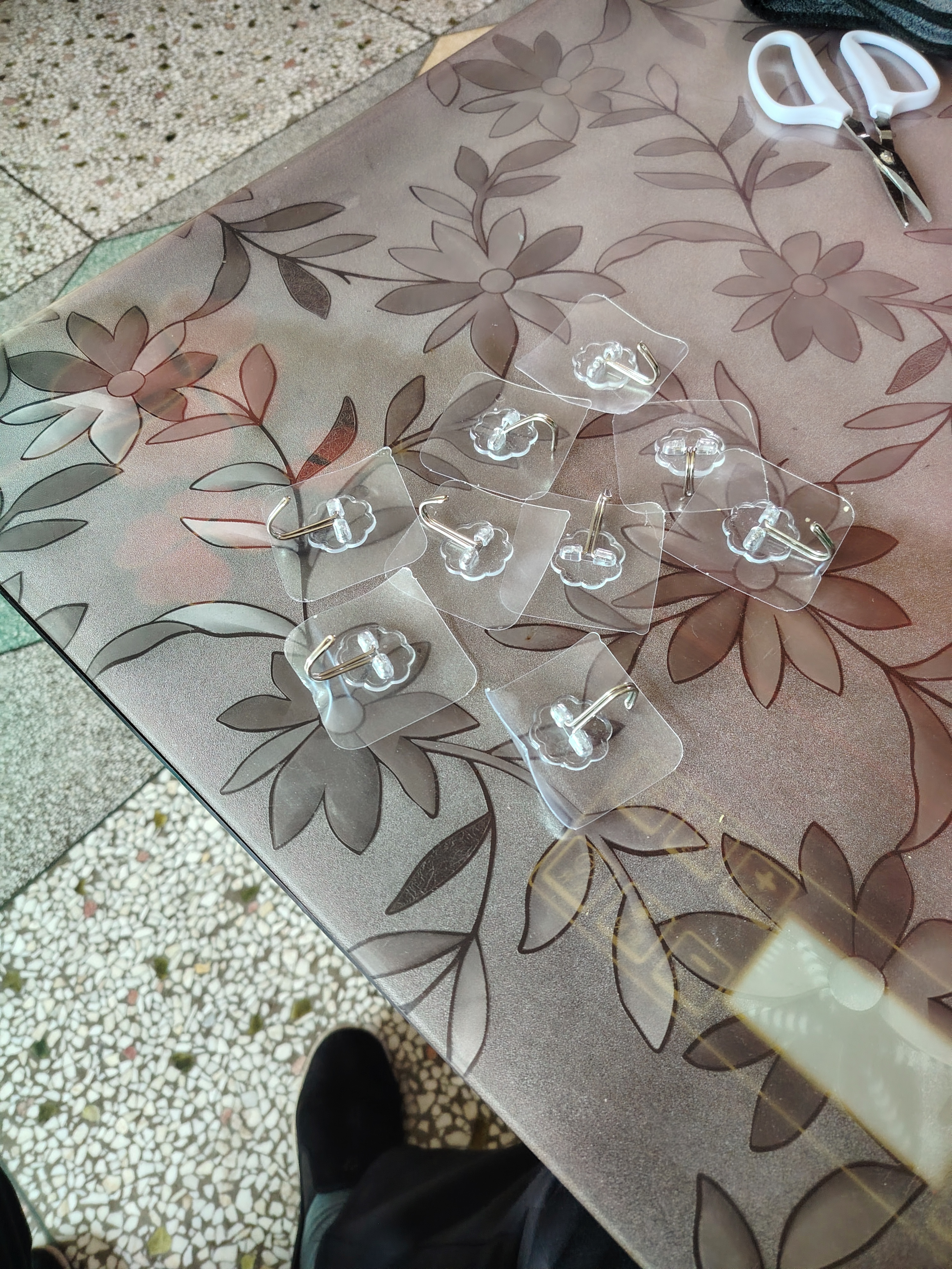 臻雨挂钩超强粘力粘钩免打孔强力无痕门后墙贴挂钩厨房浴室粘钩大全 强力挂钩10个装 实拍图