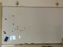 得力(deli)180*90cm实心纤维板芯白板 易擦磁性办公教学会议挂式白板悬挂写字板家用儿童黑板33138 实拍图