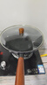 全品屋炒锅不粘炒菜无涂层小铁锅家专用精铸章丘深氮熟铁锅燃气灶大锅 实拍图