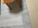 七棉地毯客厅卧室简约高级感亲肤无毛耐脏防滑床边毯垫 夕颜1.6*2.3m 实拍图