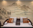 麦哟宝电视背景墙自粘墙贴壁纸3D格栅壁布客厅沙发装饰壁画卧室影视墙布 【整张】复古加厚油画布/平米 超大 实拍图