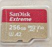 闪迪（SanDisk）256GB TF(MicroSD)内存卡 4K极速金卡A2 V30 U3行车记录仪 运动相机无人机 监控存储卡 读190MB/s 实拍图