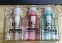 优家（UPLUS）旅行沐浴露洗手液分装瓶按压瓶100ml 3个 洗发乳液瓶空瓶 实拍图