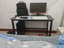 裕邻电脑桌家用台式书桌写字学习桌简易办公桌电竞长条桌子YLZ06 酷炫黑【升级加厚桌面】120*60cm 实拍图