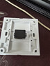 绿联HDMI86面板单口插座 免焊接86型模块 高清电视视频组合模块工程装修布线接头 弯头 20318 实拍图
