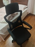锦汐 电脑椅家用办公椅子靠背人体工学椅学习转椅老板座椅游戏电竞椅 【二代升级款】黑框黑网+乳胶 实拍图